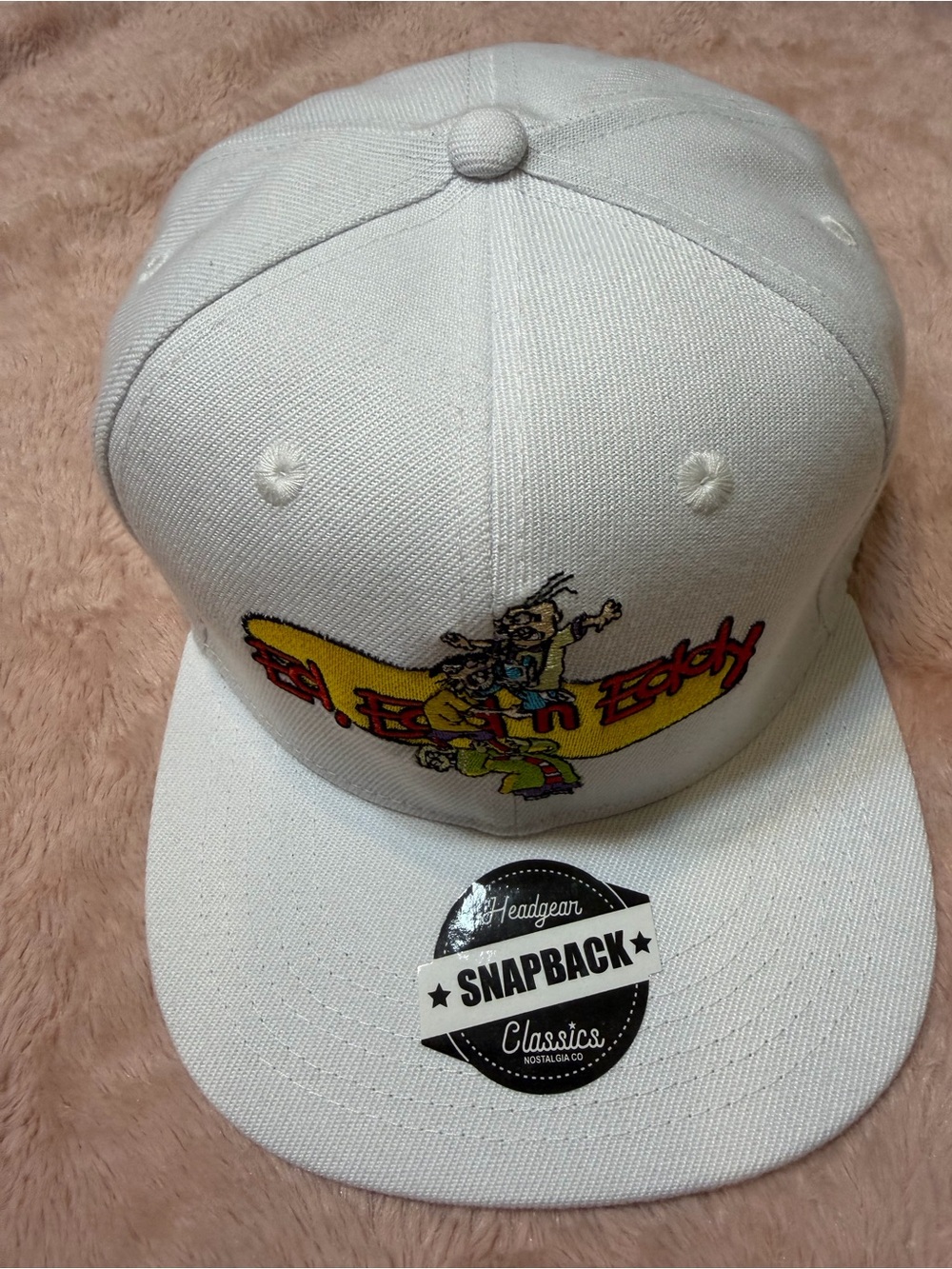 White Headgear Classics Ed, Edd n Eddy Snapback Hat
